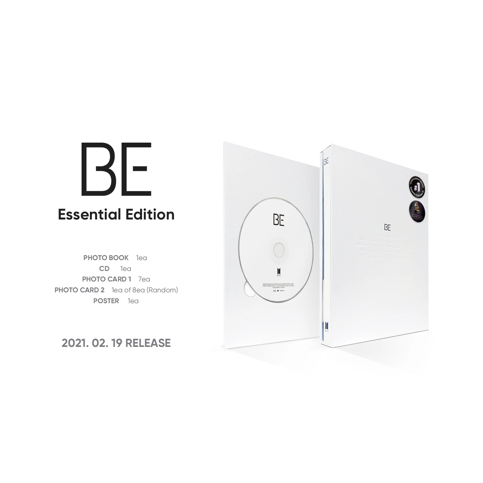 
[Official Kpop] BTS album - BE (Essential Edition) Wholesale Pre-order 