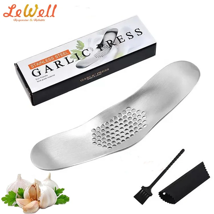 Save Time Stainless Ring Shape Amazon choice New product Ergonomic Design EASY TO USE ginger garlic press