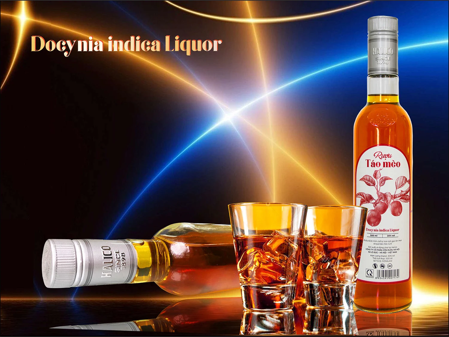 2021 Vietnam Fresh natural Docynia Indica Liqueur 30%vol 500ml Traditional Liquor Glass Bottle