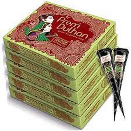 Natural Brown Henna Paste Mehendi for Body Art