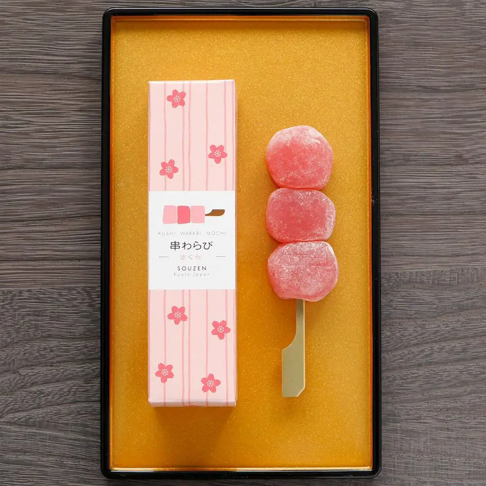Japanese rice cake on sticks