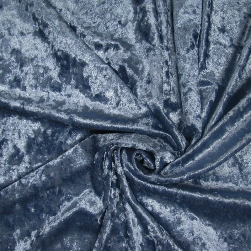 
Teal Dark Ice Velvet Poly Spandex 2-Way Stretch Fabric by the Yard - Style 713 