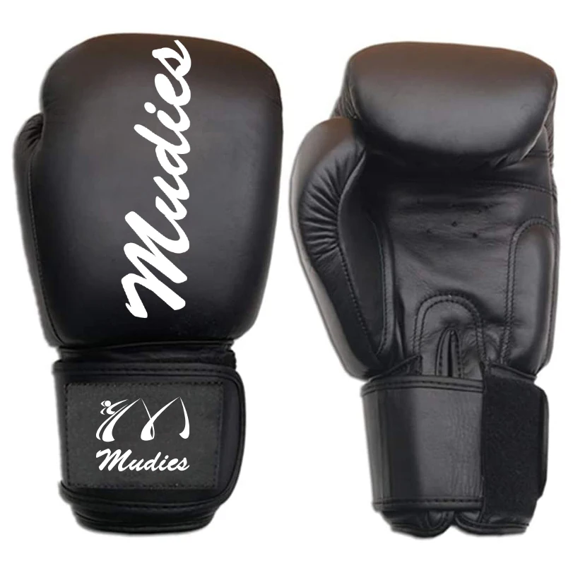  Боксерские перчатки на заказ 12 унций/16 унций/20 унций Кожаные для дома тренажерного зала бокса фитнеса