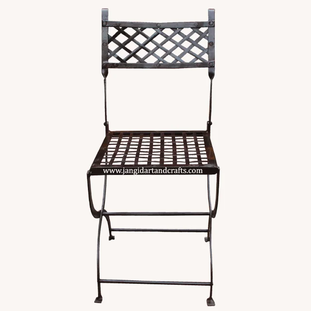 Популярный античный деревенский кованый железный складной ресторанный обеденный винтажный промышленный стиль металлический открытый садовый стул распродажа