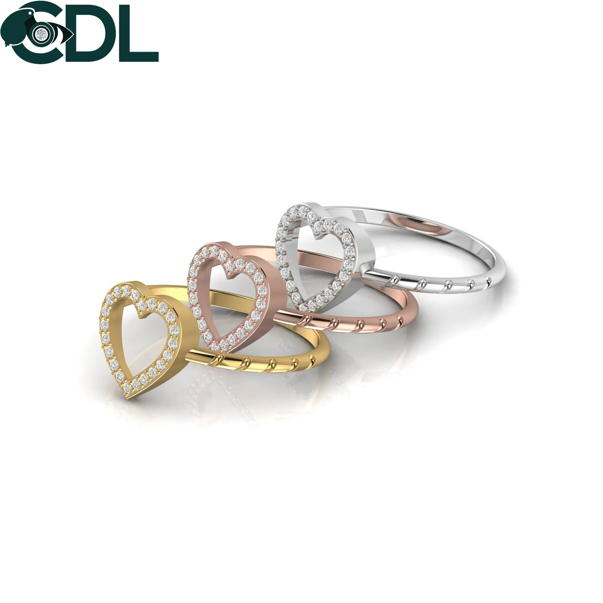 Beautiful Heart Shape Designer Diamond Ring 14kt Solid Gold For Women Solid Gold Minimalist Anniversary Fine Jewelry
