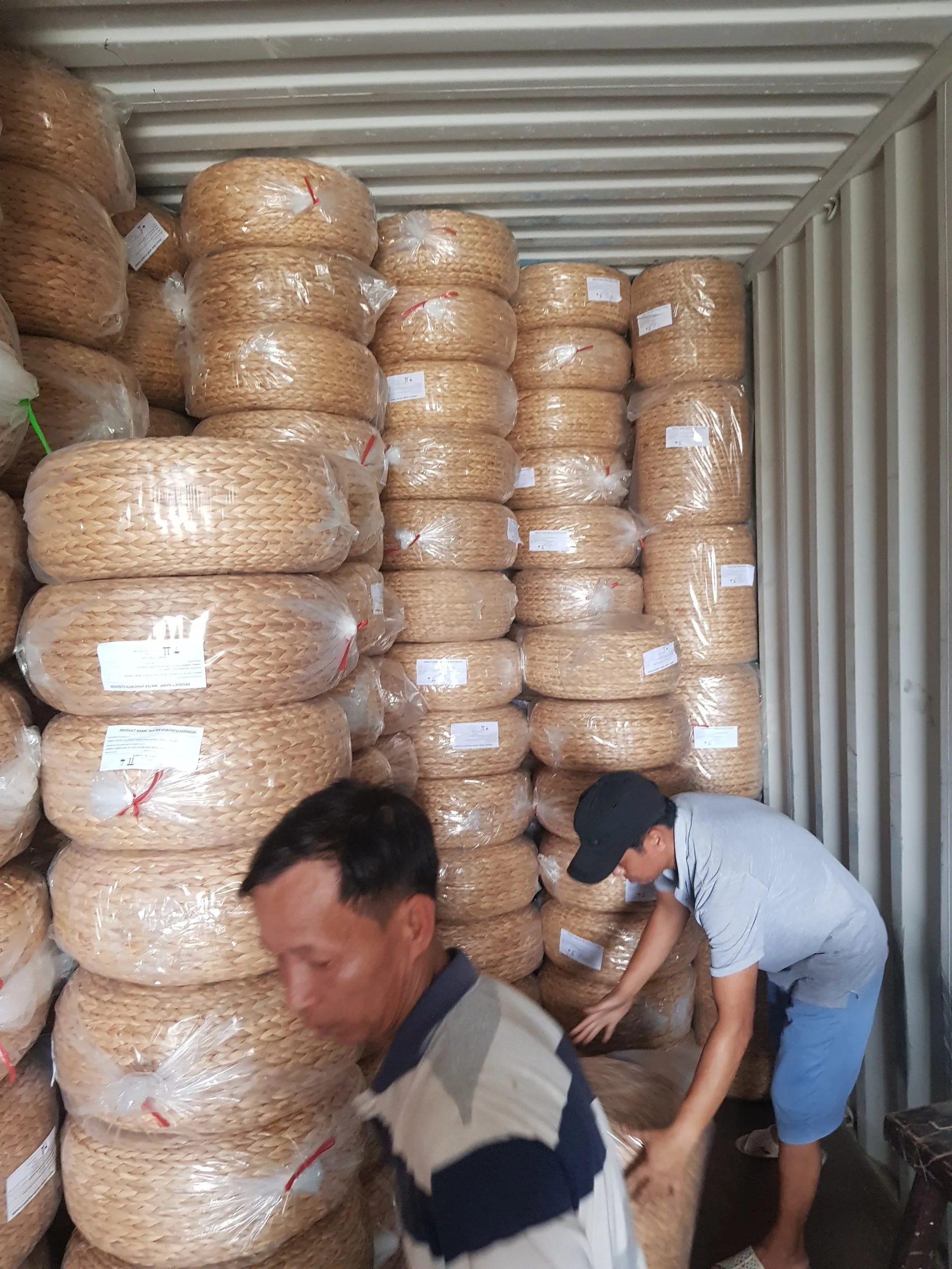 Поставщик водный гиацинт оттоманка-соломенная Подушка гиацинта-татами ручной работы декоративная соломенная подушка для йоги