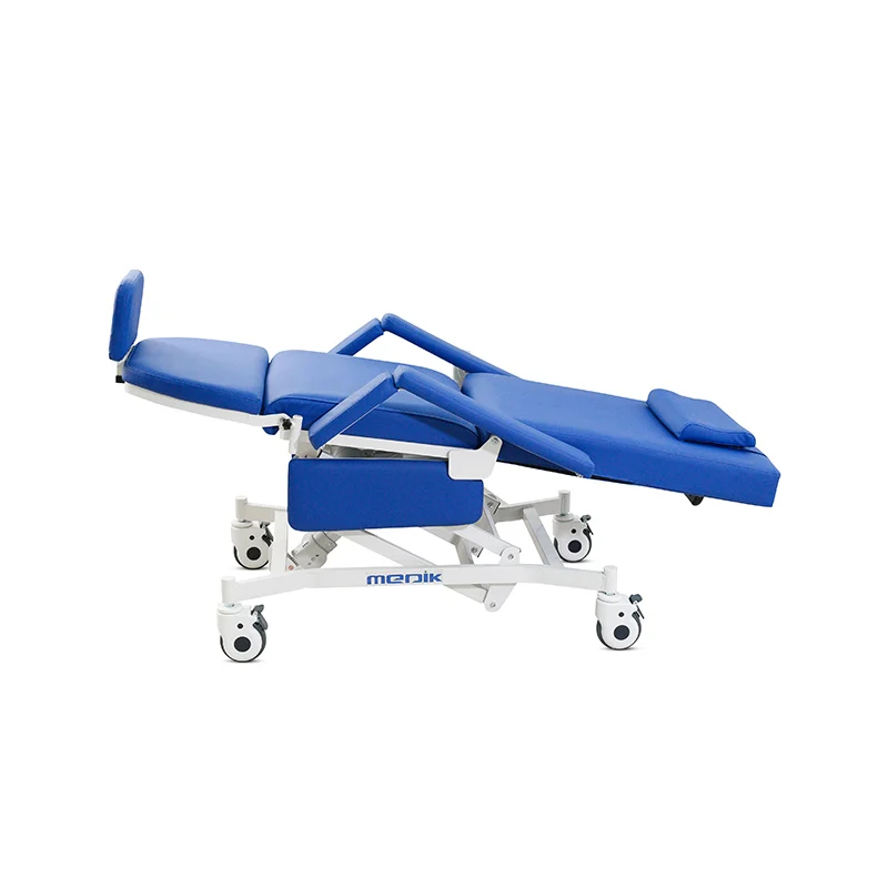 Медицинское удобное кресло для лечения диализа с приведением в действие, больничные кресла для гемодиализа и доноров крови