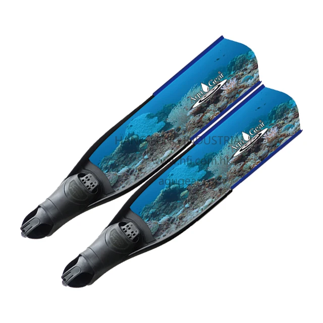 CAMO FIBERGLASS SCUBA DIVING FIN