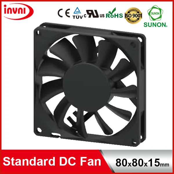 Standard SUNON Maglev 8015 80mm 80x80 Ventilation Laptop DC Axial Flow 12 Volt Low Price Fan 80x80x15 mm (ME80151V2-0000-A99)