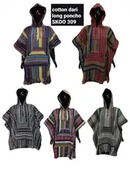 Cotton dari small poncho jacket Boho Hippie Hoodie Jacket fashionable stylish trendy item for unisex hot jackets