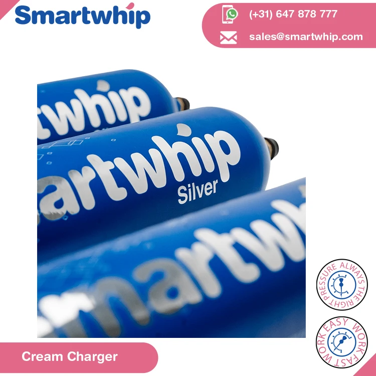 Superb Quality Widely Selling Highest Grade 615 gram Smartwhip Silver Cream Chargers for Bulk Buyers
