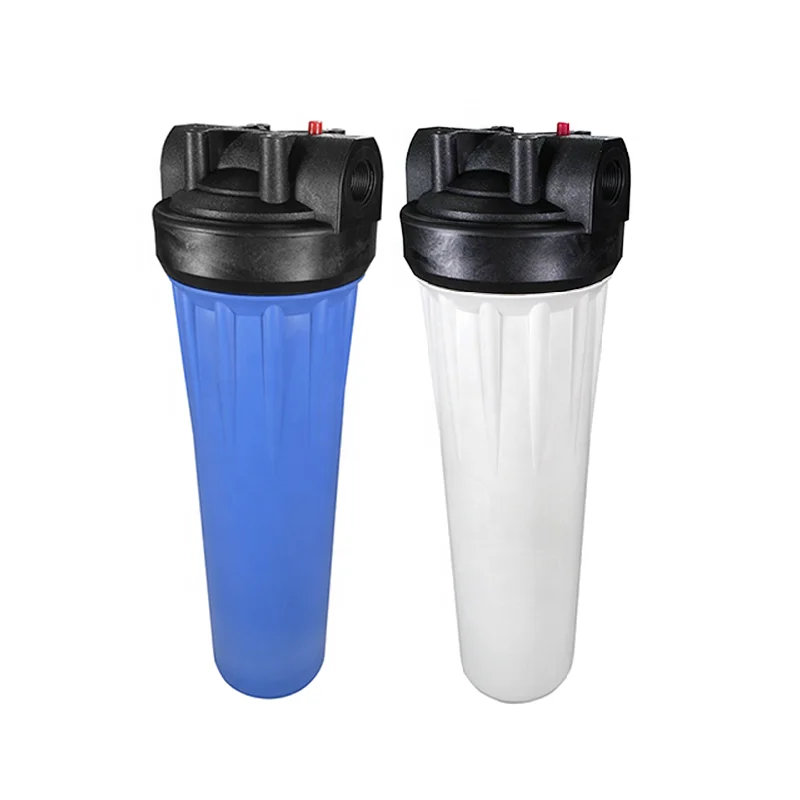 Большой синий корпус фильтра для воды, 20 дюймов