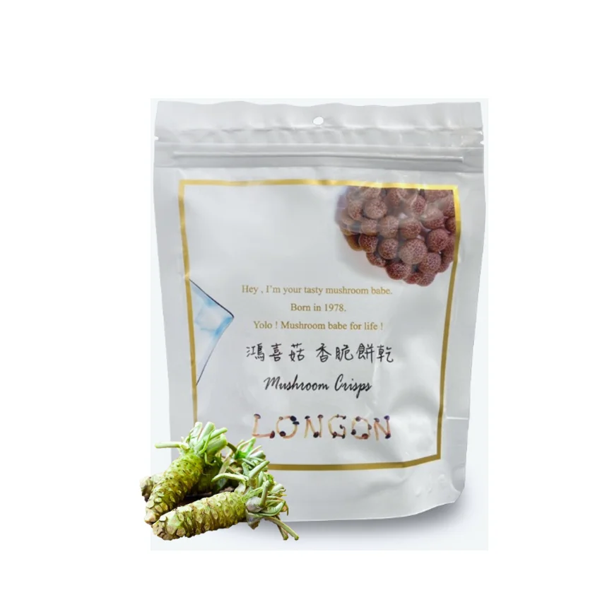 100% organic healthy shimeji fungo mushroom snacks