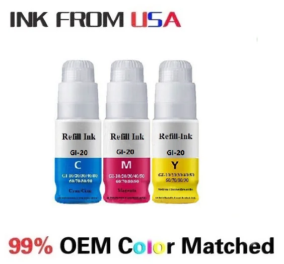 Printing Kit for Canon GI-20 GI-40 GI-50 GI-60 GI-70 GI-80  ink refill Pixma G2040 G5040 G6040 series tank system printers