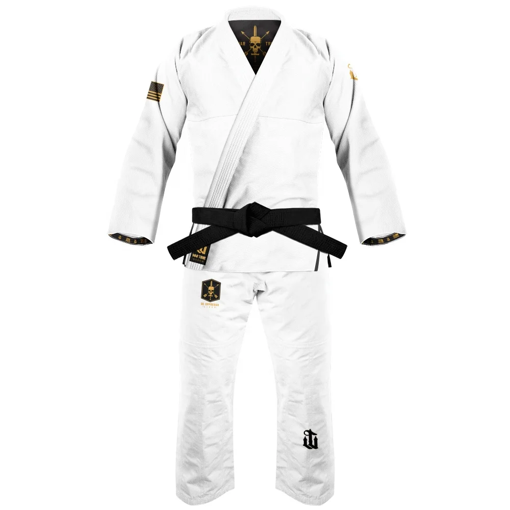 Top quality Training Judo Gi White Elite Martial Arts Uniform Brazilian jiu jitsu gi/bjj