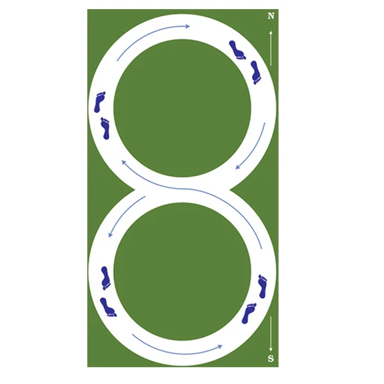 Health Conscious ? Try  8 SHAPED WALKING MAT  Ideal for every person and specially for House wives Walk 5 Kms in 30 mins