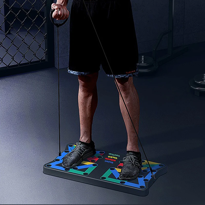 Wholesale Custom 22 In 1 Push Up Training Portable Foldable Push Up Board With Handles