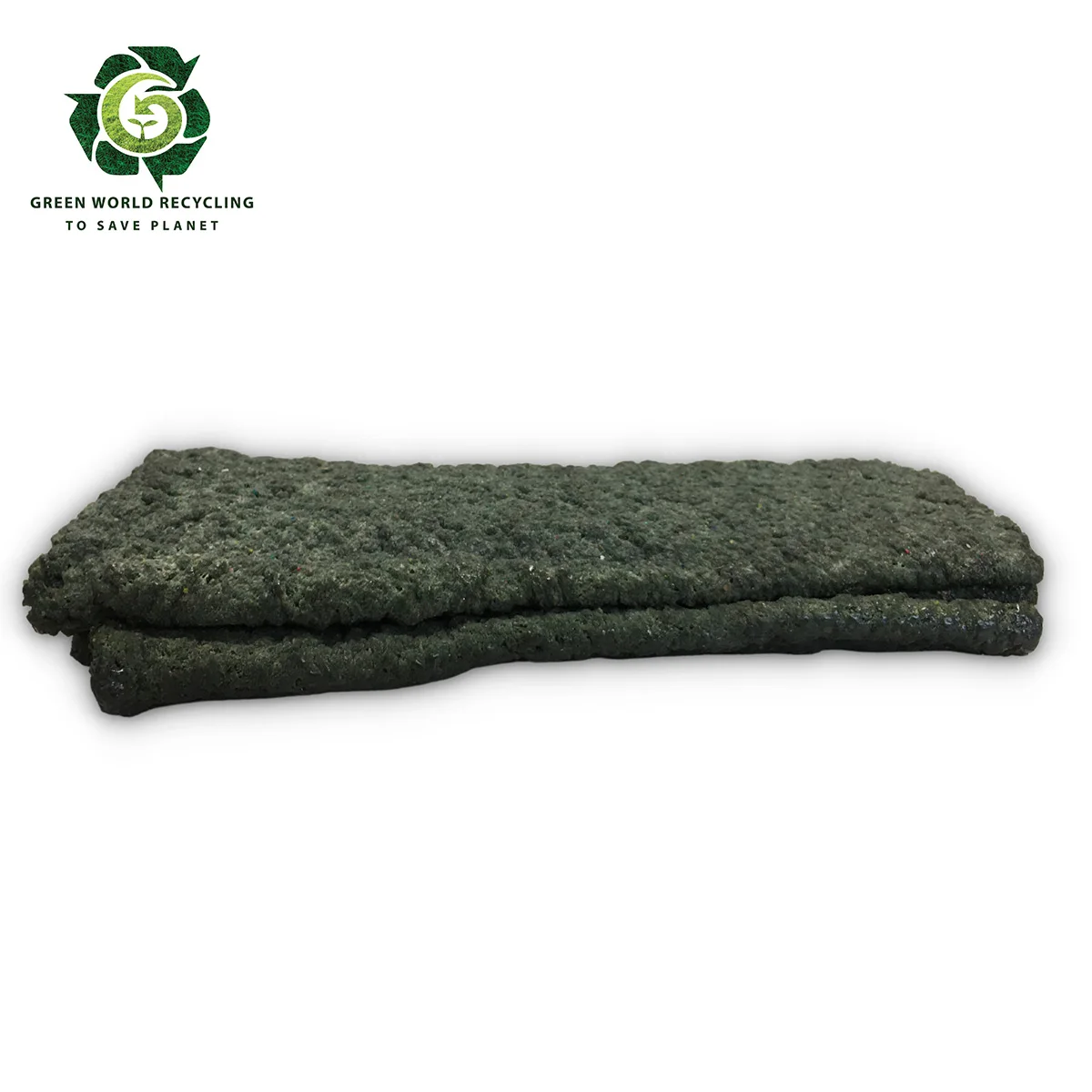  Dark Green Recycled Rubber Natural Color Condom Reclaimed From