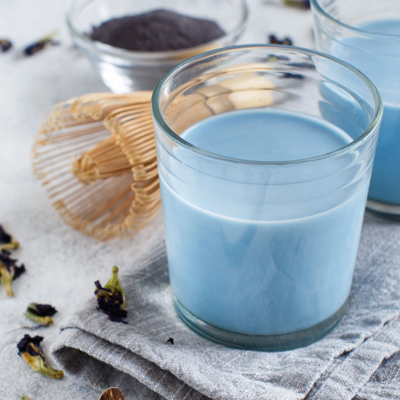 
Butterfly Pea tea - Dried Blue Butterfly Pea Flowers Natural Pure Tea Drink Clitoria Ternatea Healthy Herbal Herb 