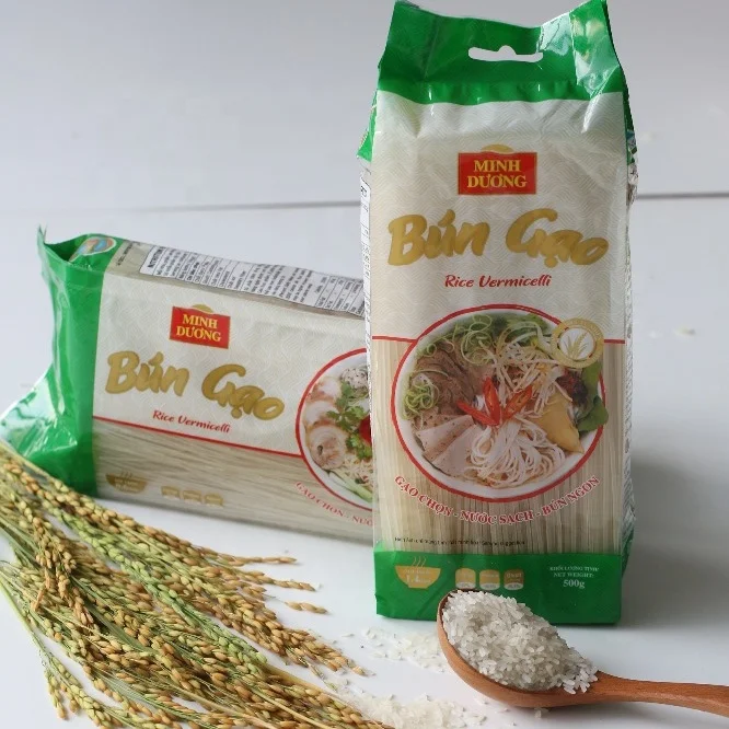 Вьетнамская рисовая лапша для быстрого приготовления 0 6 мм-булочка gao ming Duong