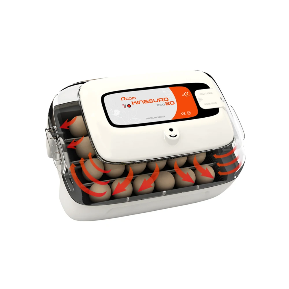 Лидер продаж в мире автоматический инкубатор с контролем температуры и влажности для яиц Rcom KINGSURO MAX 20