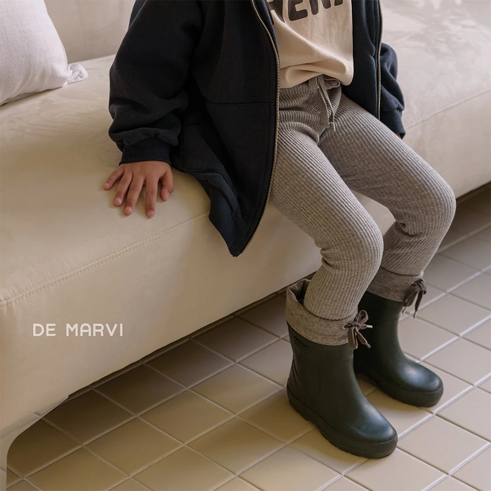 DE MARVI Kids Toddler Rib Bike Shorts Boys Girls Leggings Summer tights Wholesale Korean Manufacturer MADE IN KOREA
