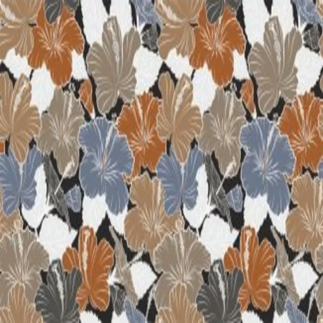  Цветочная фарфоровая плитка остекленная глазурованная 1200x1200 матовая с глянцевым внешним видом