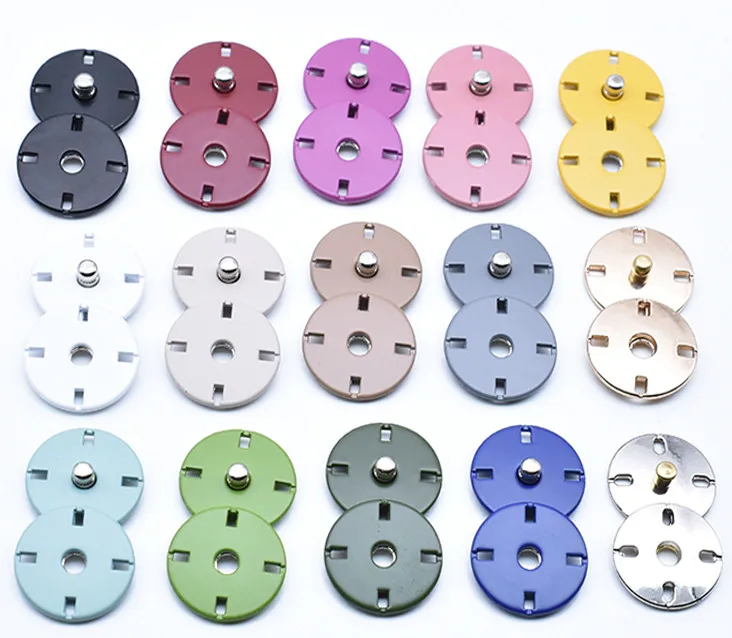 metal snap popper two parts sewing fasteners press studs metal snap button for clothing accessories