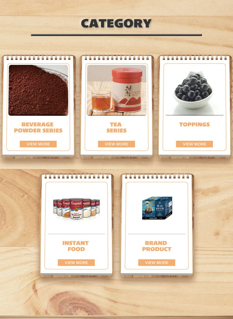 Customized Premium Jelly Mango Flavor Bubble Milk Tea Ingredient for Wholesale Taiwan Supplier