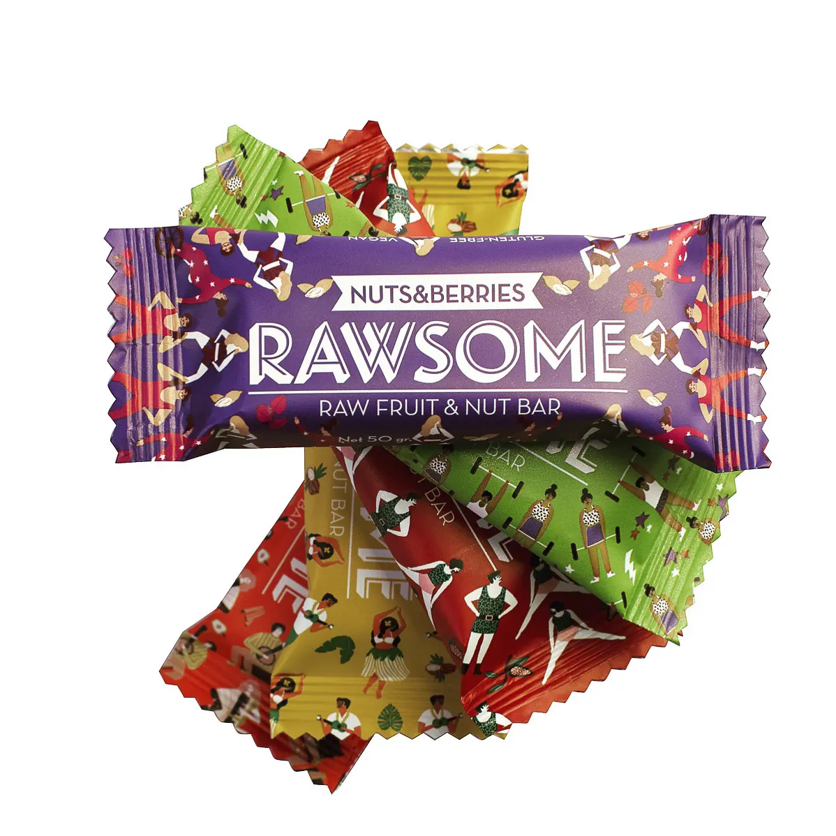 HALAL VEGAN RAWBAR DRIED FRUITS  SWEET NUT AND FRUIT BAR HIGH QUALITY GLUTEN FREE