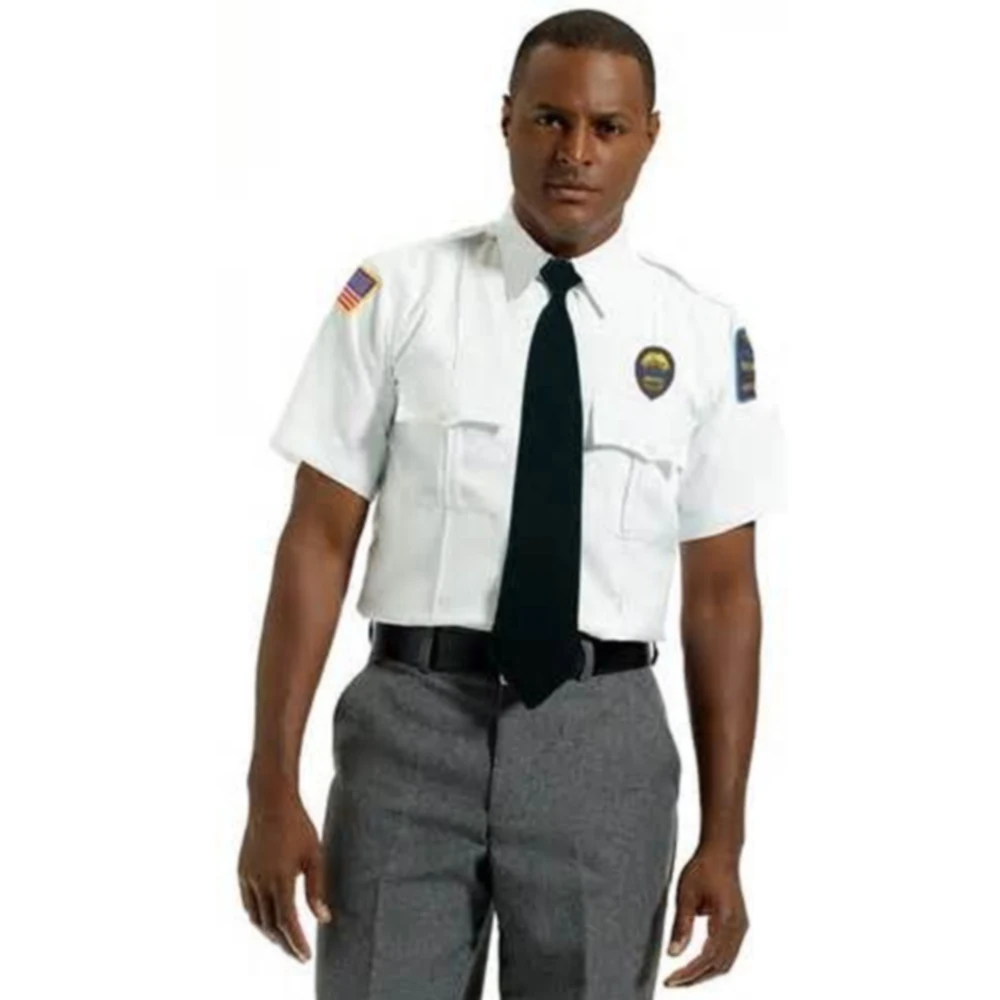 Uniforms Security Design Classic Black Color Security Guard Uniform Shirts