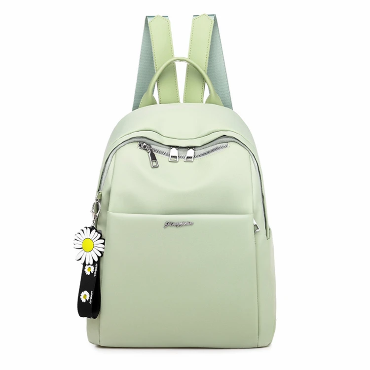 latest black shoulder korean styles cool college nylon cute small backpack for girls