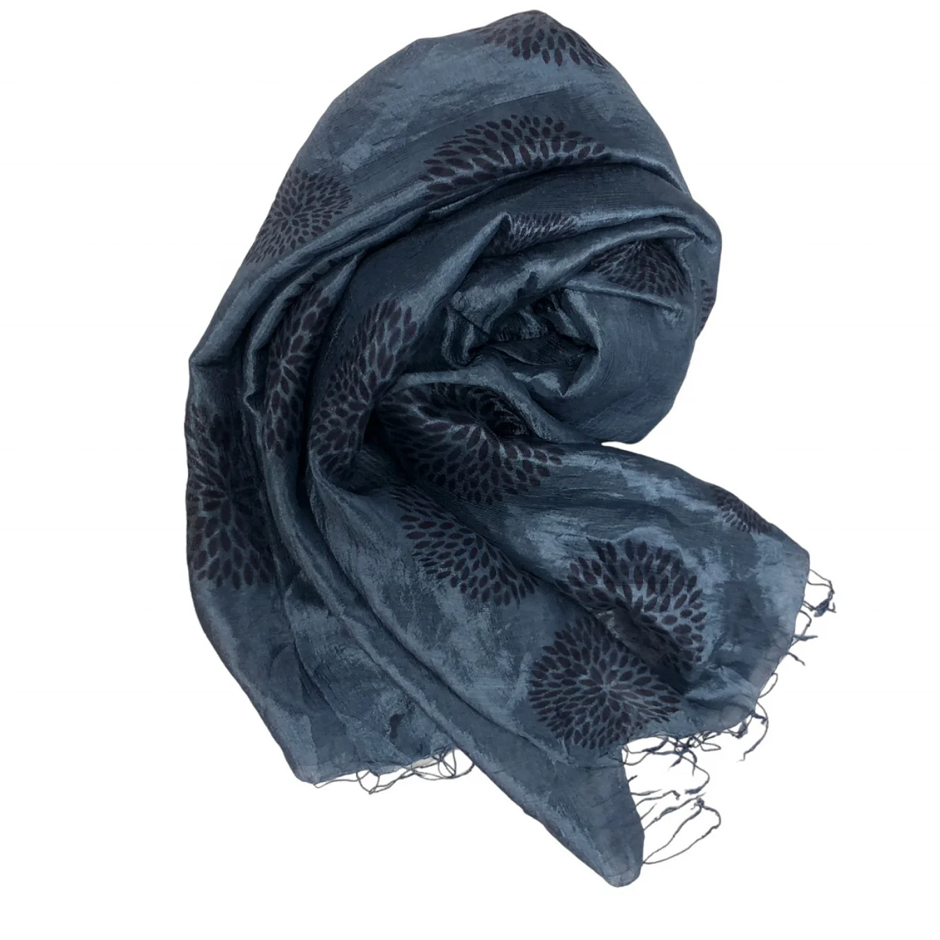 Vietnam Raw Silk Scarf - OEM, ODM - Hand Woven Hand Dye Mesh Printing Silk Scarf - Silk Scarf With Flower Decorative Patterns