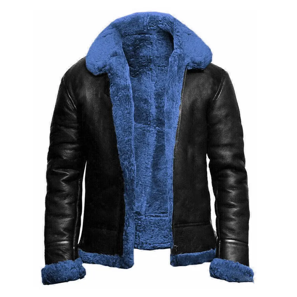 Оптовая продажа мужская повседневная кожаная куртка модная утепленная на осень и зиму