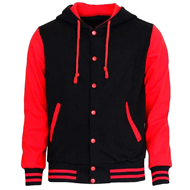
baseball Varsity jacket for men custom logos with wool and leather sleeves / American Style wholesale schoolboy jackets 