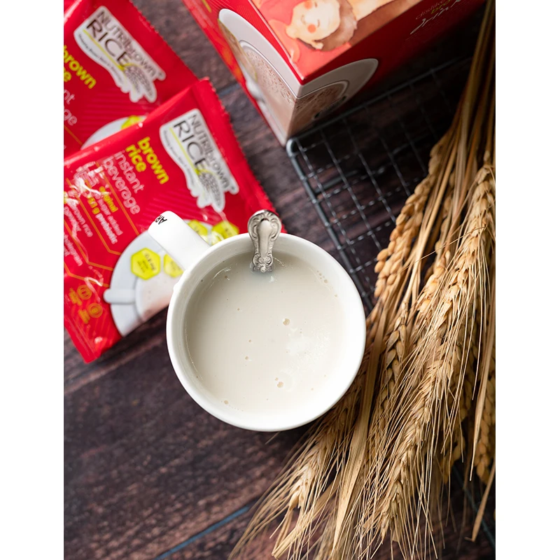 Готовый коричневый рис без сахара, мгновенный напиток для ежедневного напитка