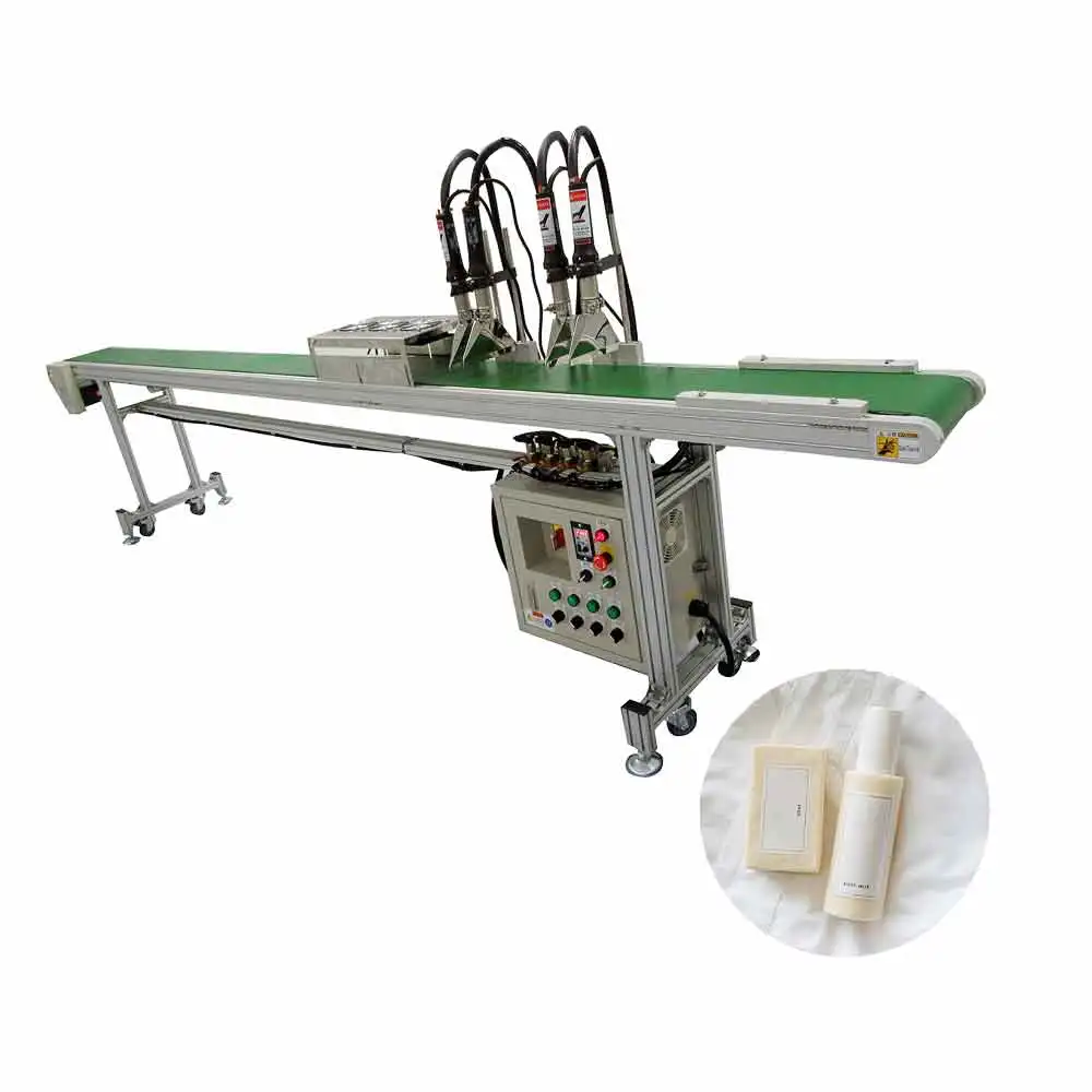 
mesh belt conveyor fiberglass conveyor cosmetics makeup products 