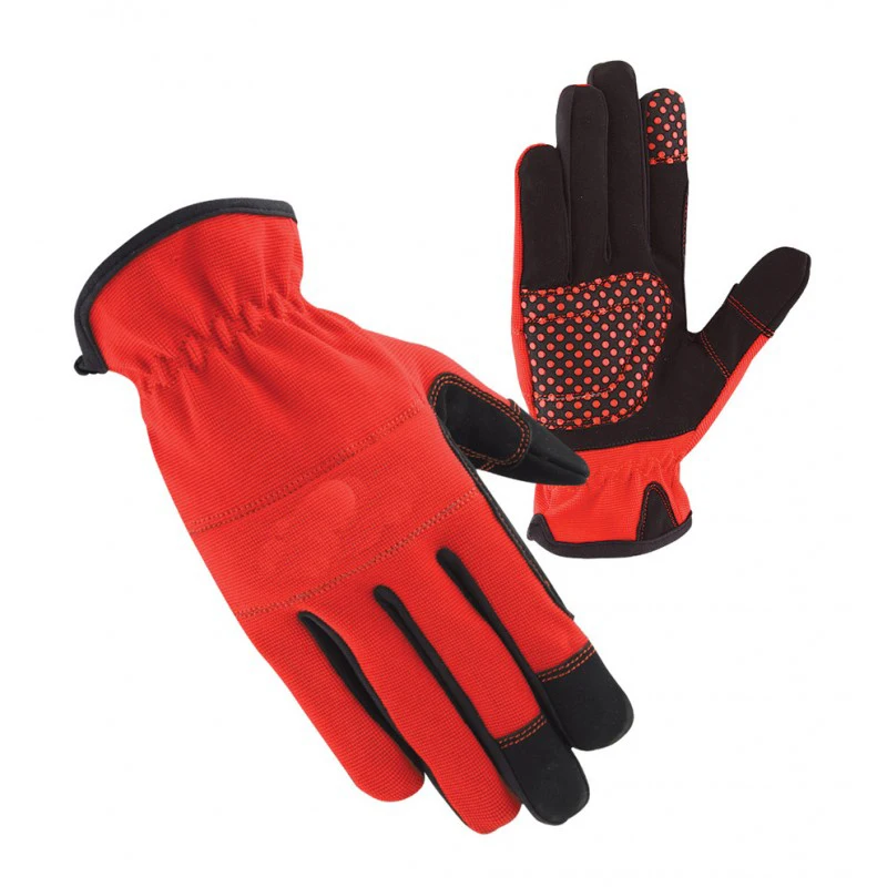 Прочный порезостойкие knucke защитный Синтетическая кожа механика безопасности рабочие перчатки высокая ударная ULTIMATE