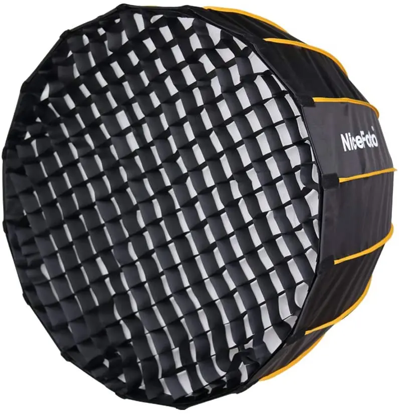 NiceFoto 120cm 47' Flash Speedlite Honeycomb Deep Parabolic Softbox with grid