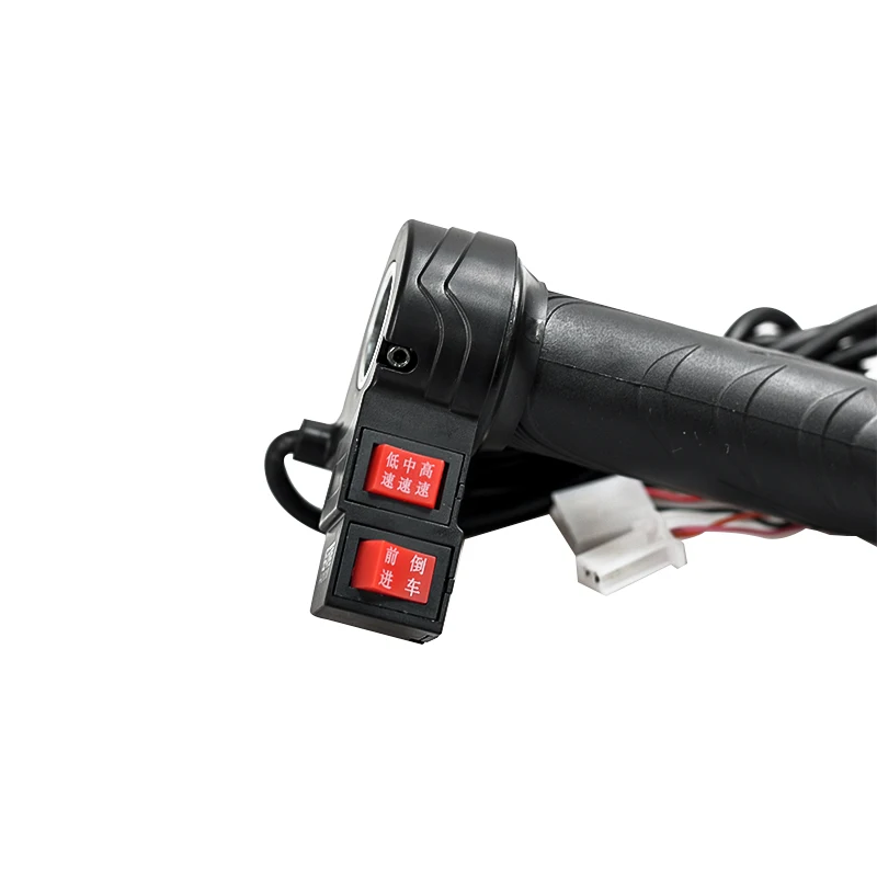 high quality 3 Gears Speed Switch ebike twist throttle handle for electric bicycle scooter tricycle
