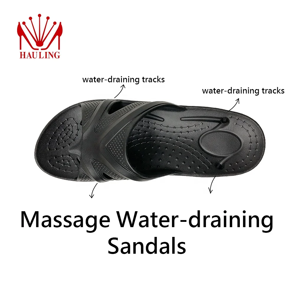 Taiwan High Quality Anti-Slippery EVA Sandals and Slippers Quick-Drying Print Logo Hard-Wearing EVA Sandals Men Pass SGS