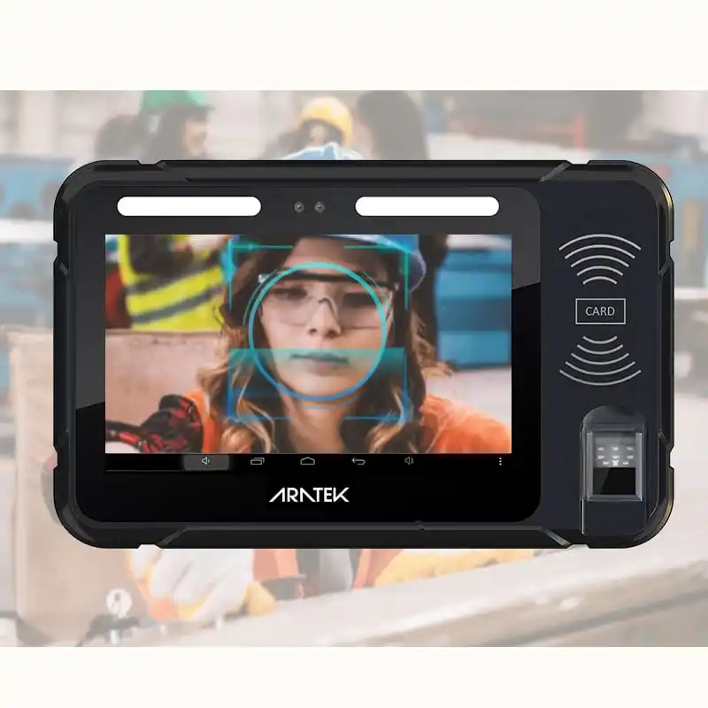 Aratek Industrial Biometric PC Tablet Fingerprint NFC Card Face Scan Android 8.1 Tablet