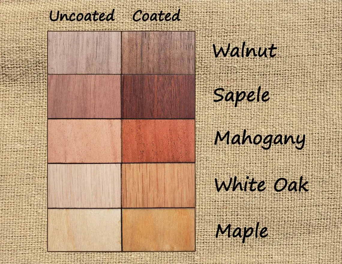 2021 Hand Made Wooden Keychain custom logo key chain wood rectangle wooden keyrings