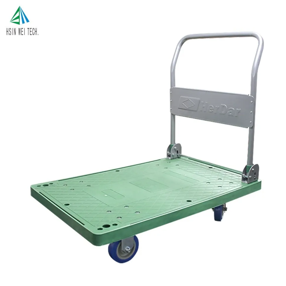 High Quality Ultra Quite Plastic Trolley with wheels