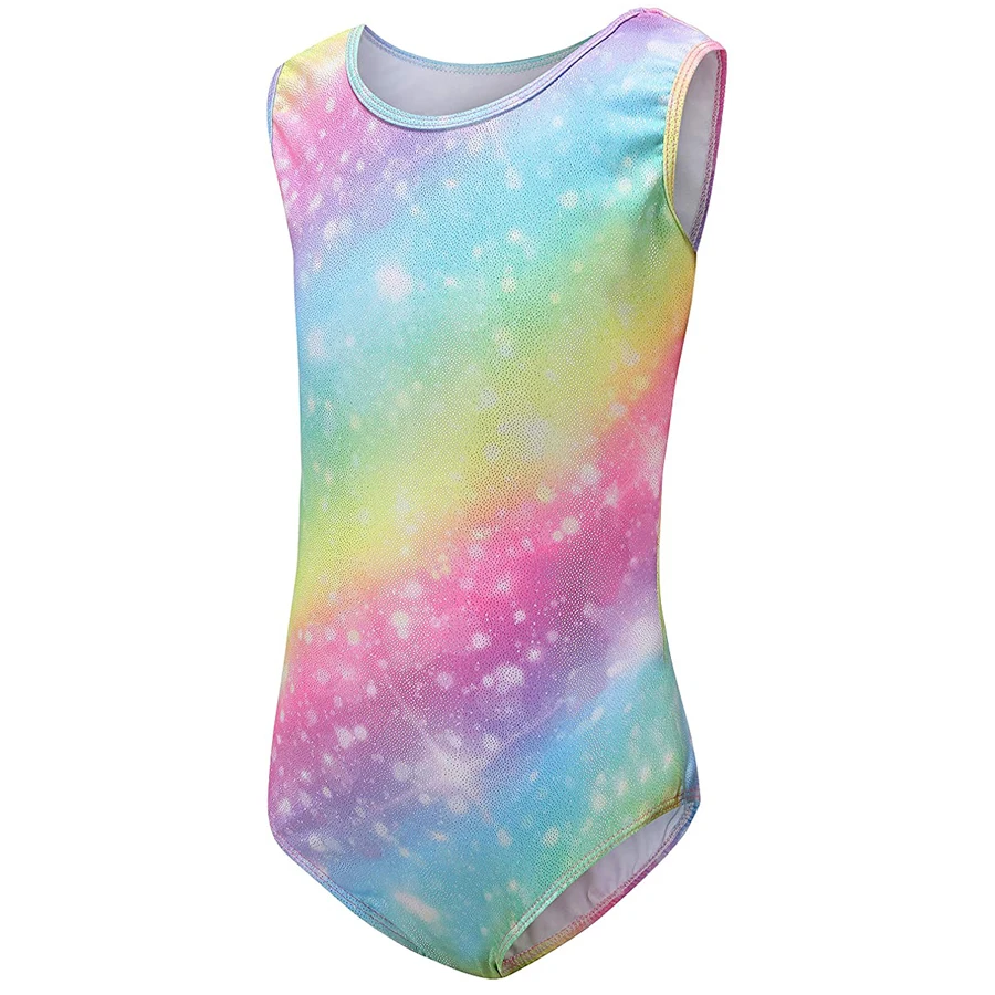 wholesale rhythmic custom sleeveless girls leotard spandex gymnastics leotards