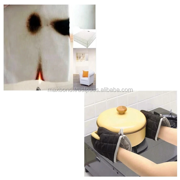 
CFR1633 viscose flame retardant non woven fabric, Needle Punched thermal bonded polyester wadding machine Felt for Mattress 