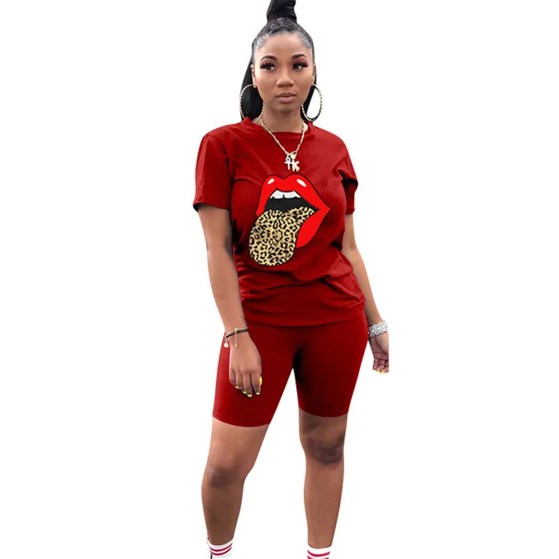 Latest Custom DTG Silk Screen Printing Two Piece Dress New Design Women Casual Wear Suit High Quality Summer Sets