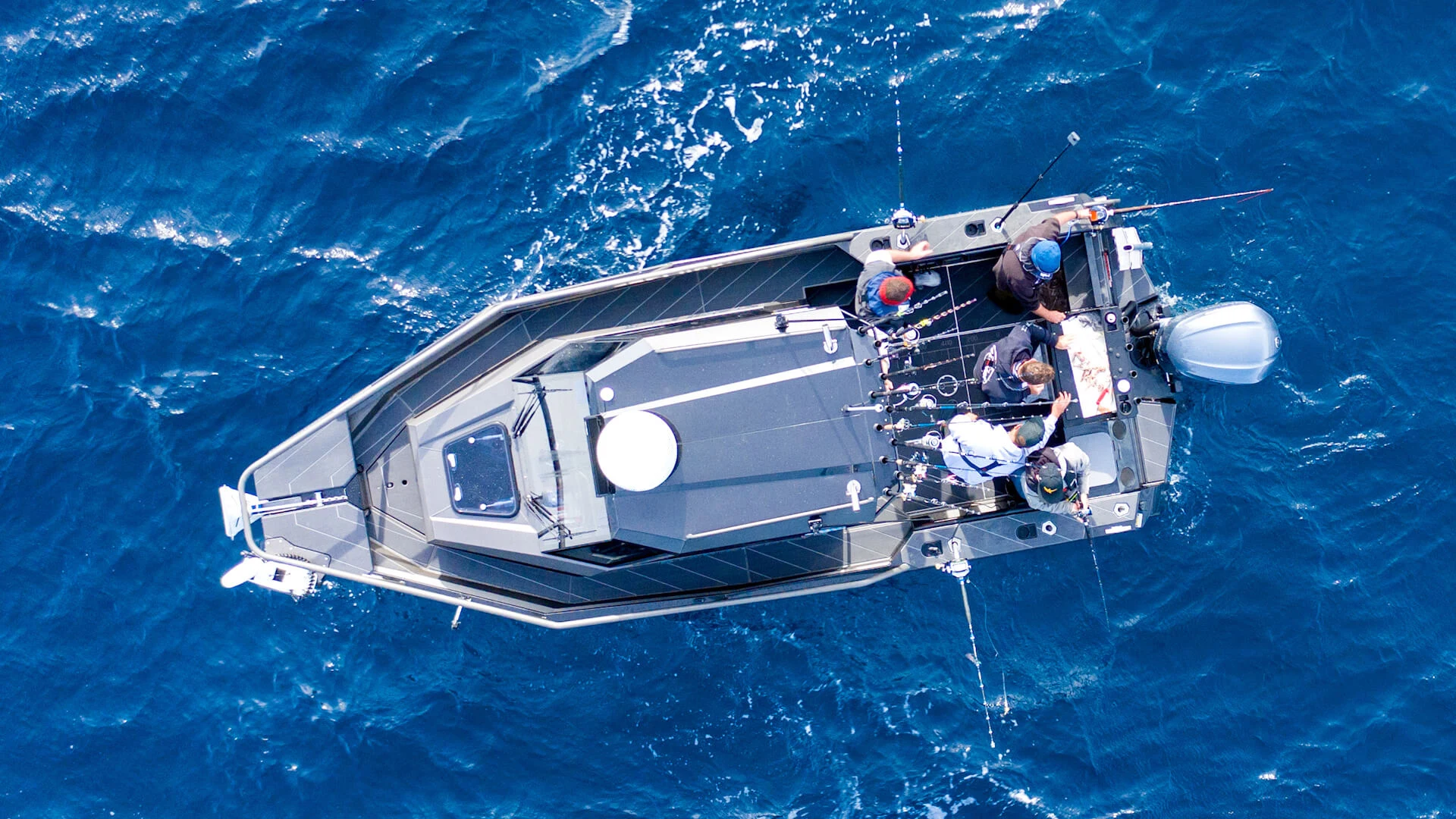 Ecocampor 22.5ft Aluminum Cabin Fishing Boats with Toilet and Mini Bed for Sale