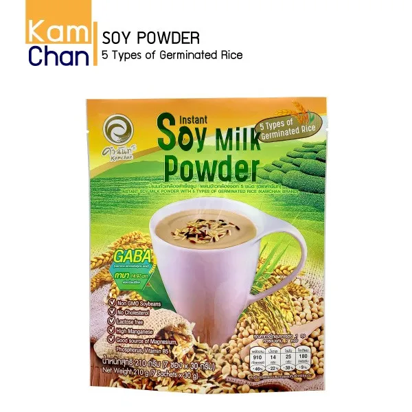 
Instant Soy Milk Powder With 5 Types Of Germinated Rice From Thailand Manufacturer 