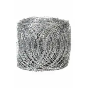 High security galvanized concertina  razor wire for outdoor garden houses security areas made in Turkiye galvanized razor wire